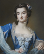 Carriera, Rosalba Giovanna - Porträt von Barbara Campanini (1721-1799)