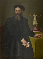 Bronzino, Agnolo - Porträt von Bartolomeo Concini (1507-1578)