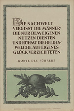 Unbekannter Künstler - Die Nachwelt vergisst die Männer, die nur dem eignen Nutzen dienten...