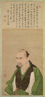 Kazan, Watanabe - Porträt von Sato Issai (1772-1859) im Alter von fünfzig Jahren