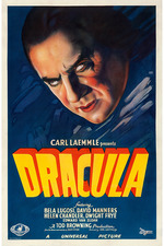 Unbekannter Künstler - Filmplakat Dracula von Tod Browning