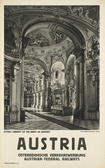 Fotoatelier Conrad Fankhauser, Admont - Österreich. Steiermark: Die Admonter Klosterbibliothek