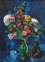 Pechstein, Hermann Max - Stillleben mit chinesischem Buddha