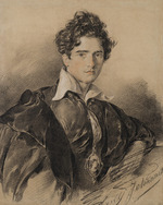 Johannot, Tony - Porträt von Edmond Geffroy (1804-1895) in der Rolle von Hamlet