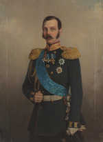 Unbekannter Künstler - Porträt von Kaiser Alexander II. (1818-1881)