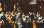 Hals, Frans I. - Festmahl der Offiziere der St.-Hadrian-Schützengilde von Haarlem