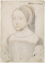 Clouet, Jean - Porträt von Renée de France (1510-1574), Herzogin von Ferrara 