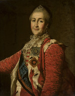 Unbekannter Künstler - Porträt der Kaiserin Katharina II. (1729-1796)
