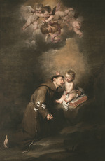 Murillo, Bartolomé Estebàn - Heiliger Antonius von Padua mit Jesuskind