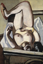 Beckmann, Max - Weiblicher Akt mit Hund