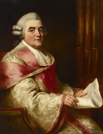 Russell, John - Porträt von Komponist Samuel Arnold (1740-1802)