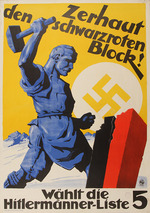 Unbekannter Künstler - Zerhaut den schwarzroten Block! 
