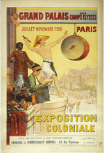 Unbekannter Künstler - Die Pariser Kolonialausstellung 1906 (Exposition coloniale internationale) 