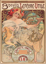 Mucha, Alfons Marie - Biscuits Lefevre-Utile