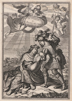 Bosse, Abraham - Die heilige Johanna von Orléans als Patronin Frankreichs, aus: La Pucelle ou La France delivrée von Jean Chapelain