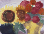 Nolde, Emil - Sonnenblumen mit Pfingstrosen