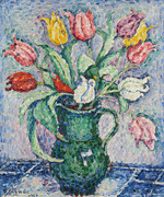 Signac, Paul - Fleurs (Tulipes)