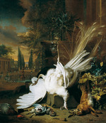 Weenix, Jan, der Jüngere - Der weiße Pfau