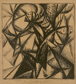 Bogomasow, Alexander Konstantinowitsch - Stillleben - Blumenstrauß mit Herbstblättern