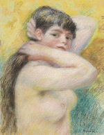 Renoir, Pierre Auguste - Junges Mädchen bei der Toilette