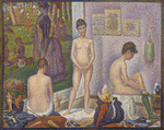 Seurat, Georges Pierre - Les Poseuses, Ensemble (Petite version) 