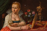 Peeters, Clara - Selbstbildnis mit Vanitas- und Blumenstillleben