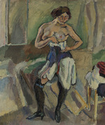 Pascin, Jules - Frau im Korsett