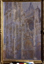 Monet, Claude - The Rouen Cathedral. Noon (Le Portal et la Tour D'Albane)