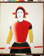 Malevich, Kasimir Severinovich - A Girl With A Red Pole