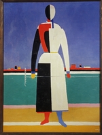Malevich, Kasimir Severinovich - Woman with a Rake