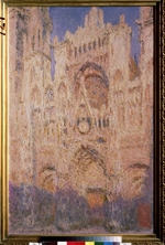 Monet, Claude - The Rouen Cathedral at sunset