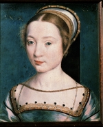 Corneille de Lyon - Female portrait (Portrait of Queen Claude?)