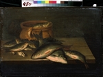 Putter, Pieter, de - Still life with fishes