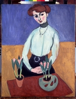 Matisse, Henri - Girl with Tulips (Jeanne Vaderin)