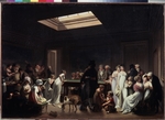 Boilly, Louis-Léopold - A Game of Billiards