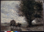Corot, Jean-Baptiste Camille - The Haycart