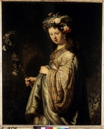 Rembrandt van Rhijn - Flora