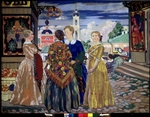 Kustodiev, Boris Michaylovich - The Merchant Women