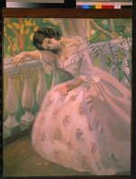 Borisov-Musatov, Viktor Elpidiforovich - Woman on the Verandah