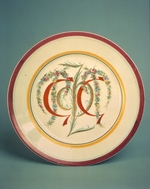 Chekhonin, Sergei Vasilievich - Soviet Porcelain Plate Russian Federation (RSFSR)