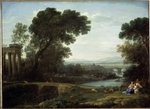 Lorrain, Claude - Landscape with the Rest on the Flight into Egypt (Midday)