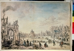 Neer, Aert, van der - Winter Landscape with Skaters