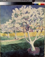 Malevich, Kasimir Severinovich - Apple trees blossoming