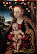 Cranach, Lucas, the Elder - The Virgin and Child under an Apple Tree