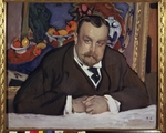 Serov, Valentin Alexandrovich - Portrait of the collector Ivan Morosov (1871-1921)