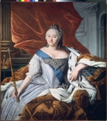 Russian master - Portrait of Empress Elizabeth of Russia (1709-1762)