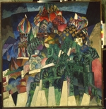 Lentulov, Aristarkh Vasilyevich - The Basil Cathedral