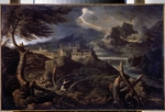 Dughet, Gaspard - Landscape with Lightning