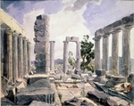 Briullov, Karl Pavlovich - The temple of Apollo Epicurios at Phigalia