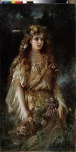 Makovsky, Vladimir Yegorovich - Ophelia